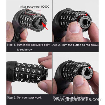 Combination chain lock bicycle bike lock